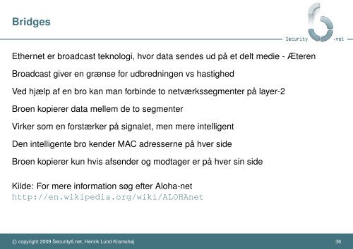 NetvÃ¦rkssikkerhed i firmanetvÃ¦rk - Prosa