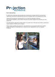 Foil Interactiva - Projection Screens Ltd