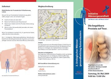 Flyer herunterladen - Prostata.de