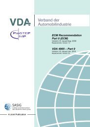 VDA 4965 - Engineering Change Management ( ECM )