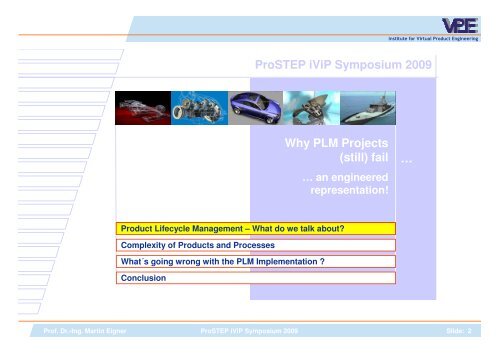 Why PLM Projects Fail - ProSTEP iViP