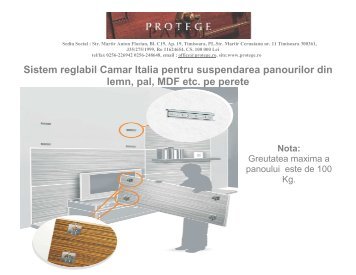 Instructiuni montaj si date tehnice element suspendare panouri de ...