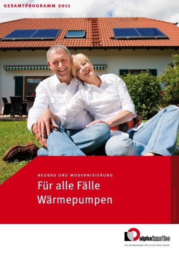 gesamtprogramm 2011 - Alpha-InnoTec Schweiz AG