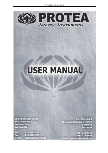 fujiyama user manual - Protsurv.co.za