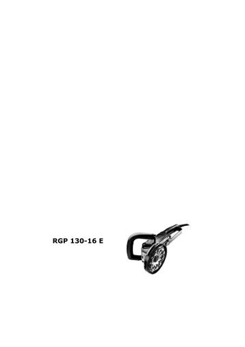 RGP 130-16 E - Protool GmbH