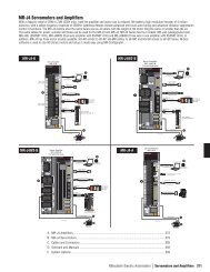 MR-J4 Servomotors and Amplifiers