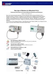 Mitsubishi modems