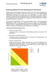 Risikomanagement fÃ¼r MITTELSTÃNDISCHE Unternehmen - Provida