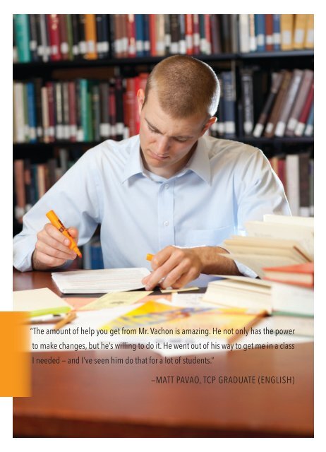 Teacher Certification Program Brochure - Providence College