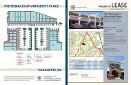 Charlotte-Terraces at Univ Place flyer.indd - The Providence Group