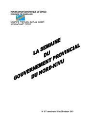 republique democratique du congo. province du nord-kivu