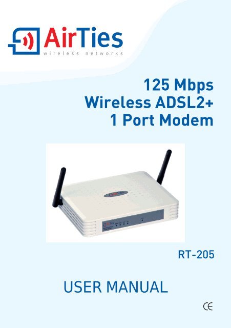 USER MANUAL - AirTies Wireless Networks