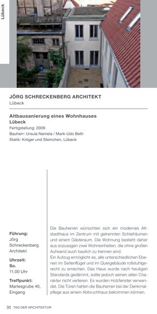 TAG DER ARCHITEKTUR - Architekten