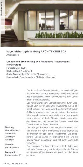 TAG DER ARCHITEKTUR - Architekten