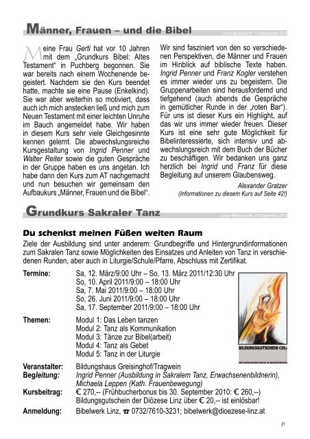 Bibelsaat 114 (pdf ~ 1 7 MB) - Diözese Linz
