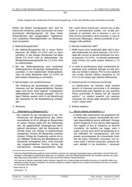 Piano provinciale di sviluppo e coordinamento territoriale LEROP