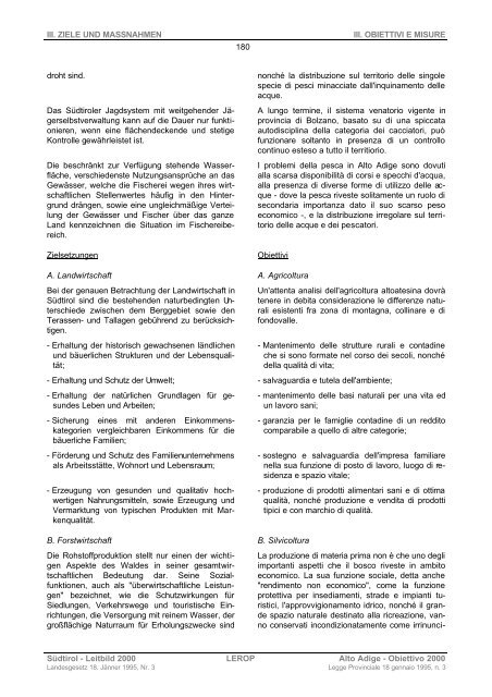 Piano provinciale di sviluppo e coordinamento territoriale LEROP