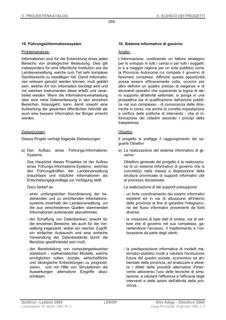 Piano provinciale di sviluppo e coordinamento territoriale LEROP