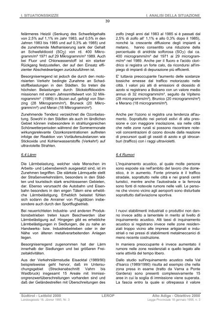 Piano provinciale di sviluppo e coordinamento territoriale LEROP