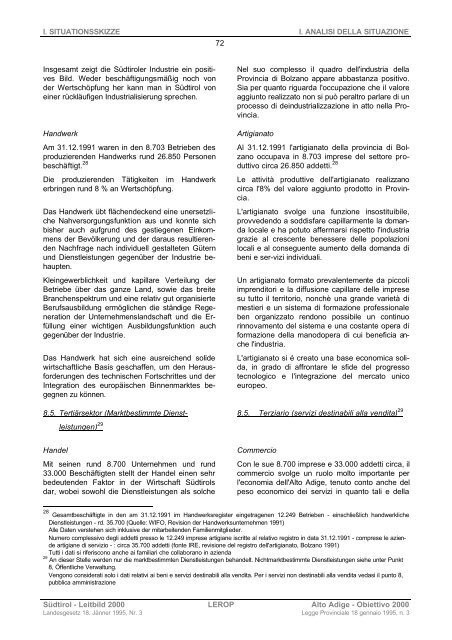 Piano provinciale di sviluppo e coordinamento territoriale LEROP