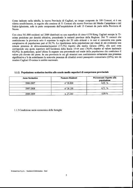 allegato 3 Relazione Previsionale e Programmatica del triennio ...