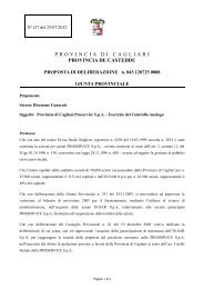 proposta 012702012 pdf - Provincia di Cagliari