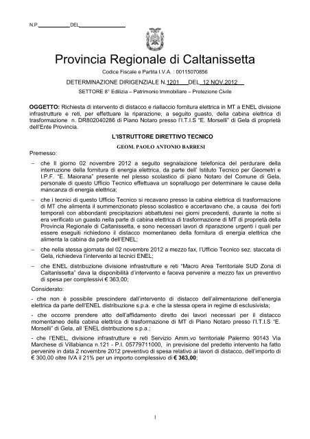 Provincia Regionale di Caltanissetta