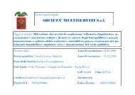 SOCIETA' MULTISERVIZI S.r.l. - Provincia Regionale di Caltanissetta