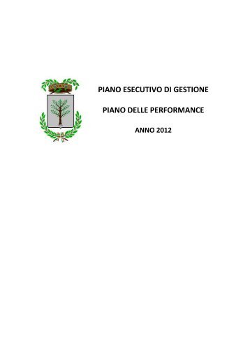 PDO E PEG 2012 - Provincia di Oristano