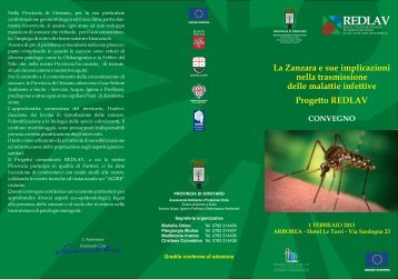 Il Programma del Convegno - Provincia di Oristano