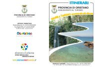 Scarica gli Itinerari Oristanesi - Provincia di Oristano