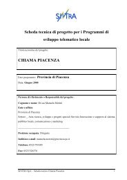 Chiama Piacenza - Provincia di Piacenza