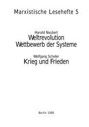 Weltrevolution Wettbewerb der Systeme Krieg und Frieden - Die Linke