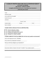 complete this form if you are renewing your - Provincial Fitness Unit