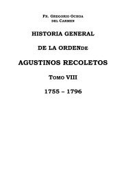 Gregorio Ochoa, Historia general c VIII - Provinciasannicolas.org