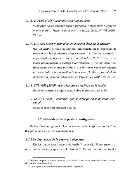 la acciÃ³n misionera con los pueblos indÃ­genas en la prelatura de ...