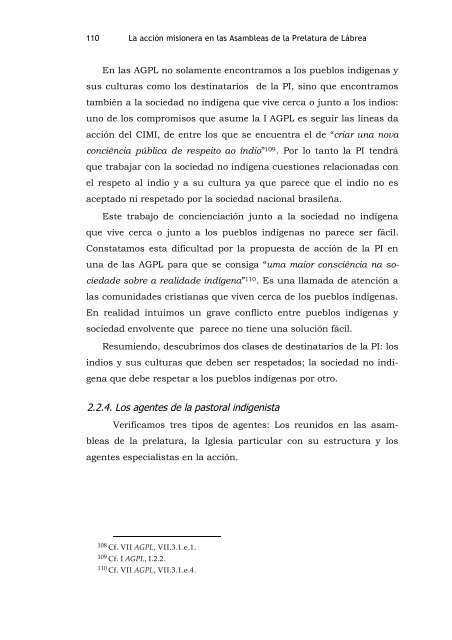 la acciÃ³n misionera con los pueblos indÃ­genas en la prelatura de ...