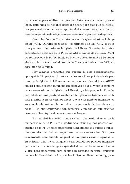 la acciÃ³n misionera con los pueblos indÃ­genas en la prelatura de ...