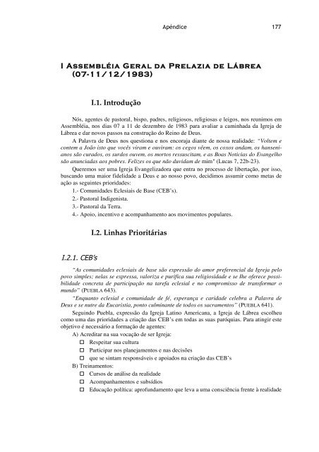 la acciÃ³n misionera con los pueblos indÃ­genas en la prelatura de ...