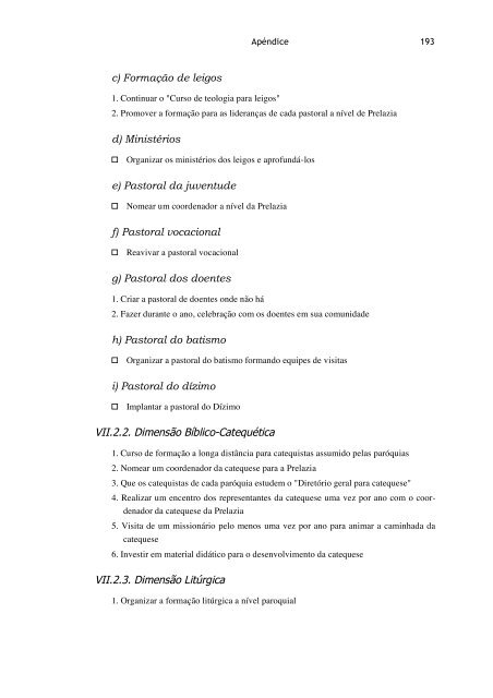 la acciÃ³n misionera con los pueblos indÃ­genas en la prelatura de ...