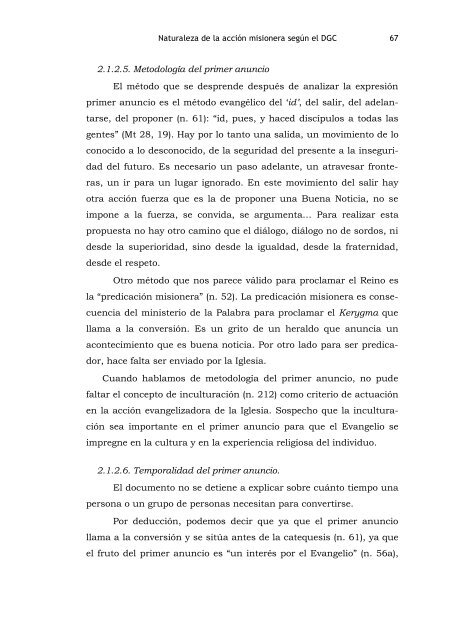 la acciÃ³n misionera con los pueblos indÃ­genas en la prelatura de ...