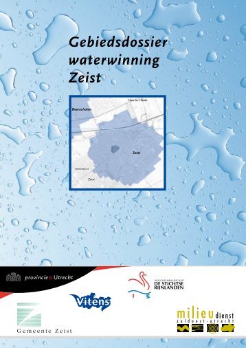 Gebiedsdossier waterwinning Zeist - Provincie Utrecht
