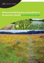 Natuurontwikkeling door particulieren in de provincie Utrecht ...
