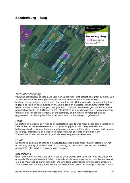 Natuurontwikkeling door particulieren in de provincie Utrecht ...