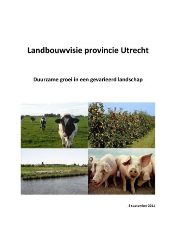 Landbouwvisie provincie Utrecht [september 2011] (PDF, 705 kB)