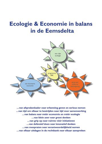 Ecologie en Economie in balans - Provincie Groningen