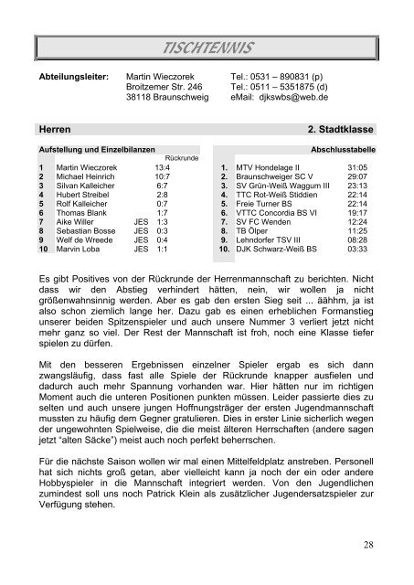 Einladung zum 55jährigen Vereinsjubiläum - DJK Schwarz-Weiß ...