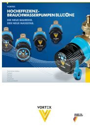 VORTEX brugsvandspumper - Deutsche Vortex Gmbh & Co. KG