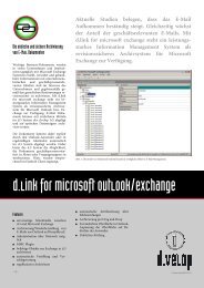 d.link for microsoft outlook/exchange - Contenit AG