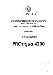 PROaqua 4200 - Provitec - Dresden